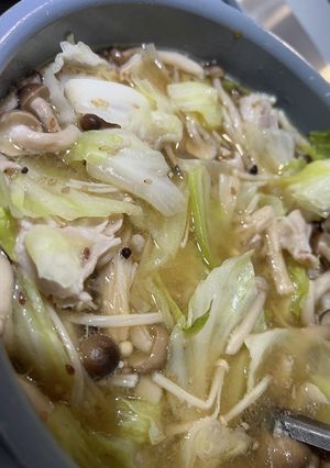 キャベツとにんにく味噌汁-レシピのメイン写真