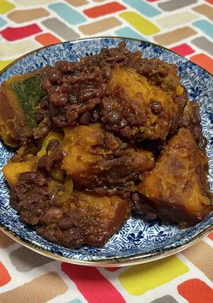 超簡単☆かぼちゃのいとこ煮♪♪-レシピのメイン写真