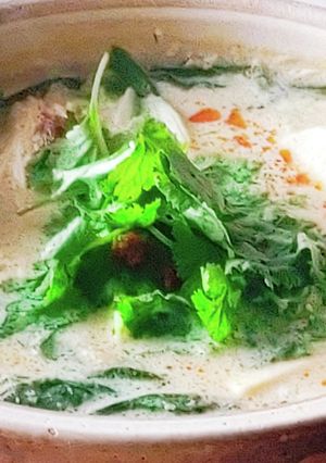旨鶏もも豆乳エスニック鍋★女子会★台湾風-レシピのメイン写真