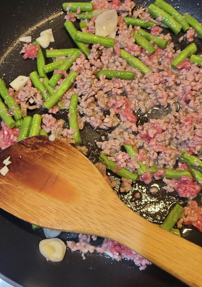 いんげんと挽肉のピリ辛炒め-レシピのメイン写真