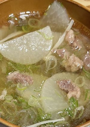 牛すじスープ!だいこん1本全部使っちゃお-レシピのメイン写真