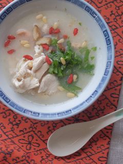 塩鶏の中華粥-レシピのメイン写真