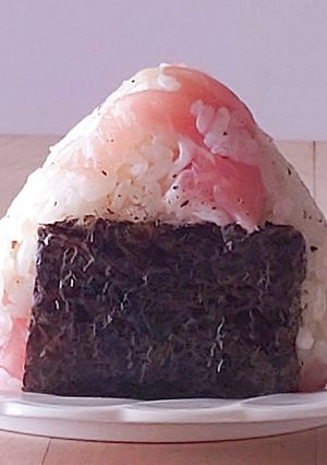 パリおにぎり★わさびと生ハム★食中毒予防-レシピのメイン写真