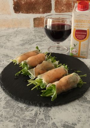 豆苗とクリームチーズの生ハム巻き-レシピのメイン写真
