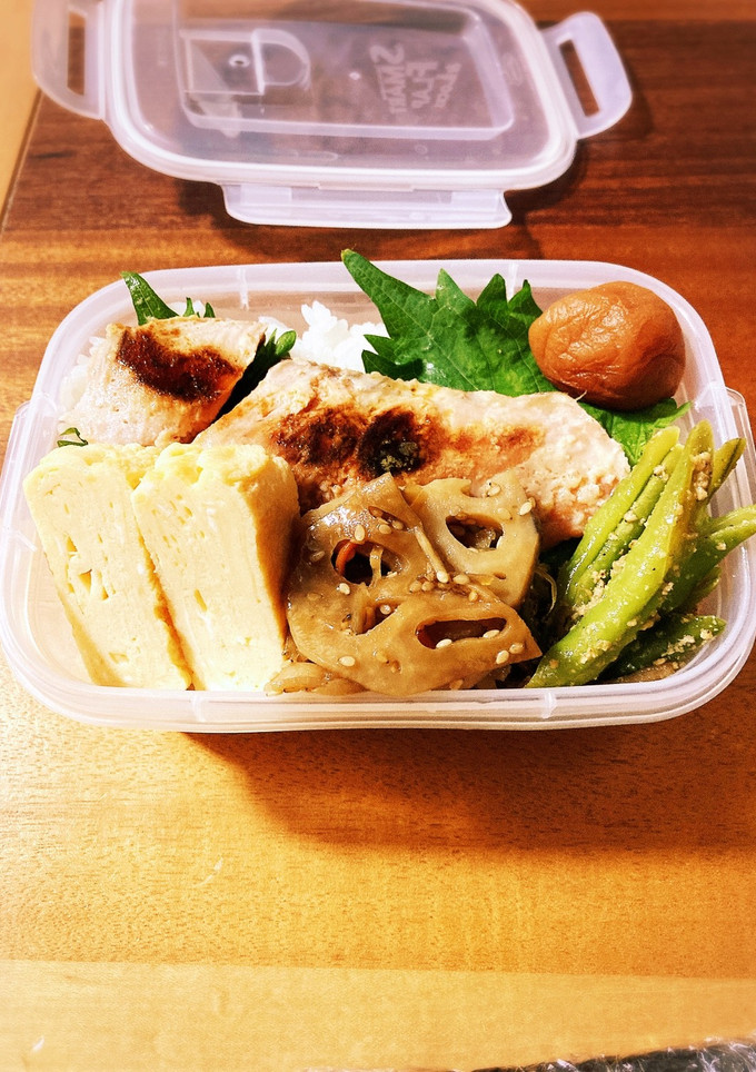 作り置き塩麹鮭焼きお弁当♫-レシピのメイン写真