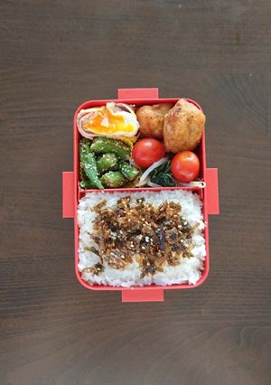 中学生女子弁当2023/10/18-レシピのメイン写真
