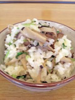 きのことチーズの混ぜごはん-レシピのメイン写真