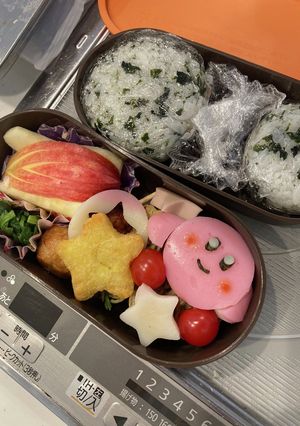 かまぼこ　カービィ☆弁当-レシピのメイン写真