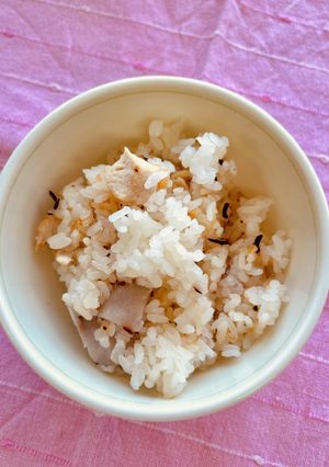 里芋ごはん-レシピのメイン写真