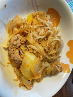 納豆のタレで豚キムチ-レシピのメイン写真
