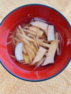 ごぼうのすまし汁-レシピのメイン写真