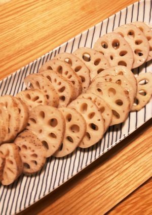 電子レンジで一品！れんこんおかず-レシピのメイン写真