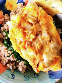 超簡単ニラ卵ご飯丼時短消費にら玉子ズボラ-レシピのメイン写真