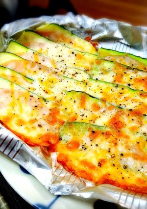 ＊ズッキーニとハムのチーズ焼き＊-レシピのメイン写真