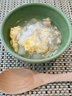 断食後の回復食に✩大根ときのこのおかゆ-レシピのメイン写真