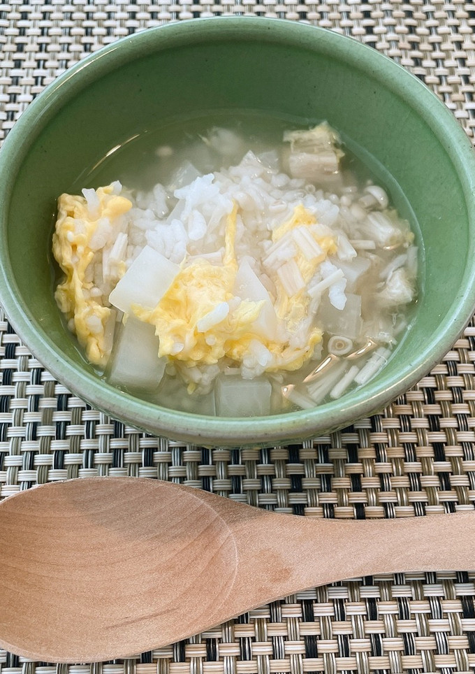断食後の回復食に✩大根ときのこのおかゆ-レシピのメイン写真