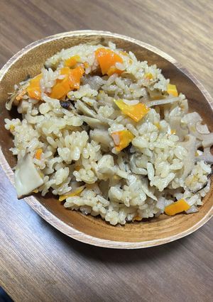 松茸の炊き込みご飯-レシピのメイン写真