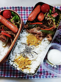 野菜炒め弁当(10.18)-レシピのメイン写真