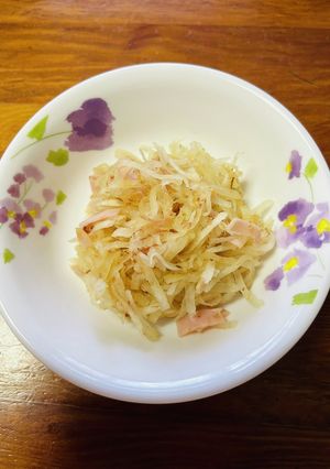 大根とハムと鰹節のサラダ　オリオポン酢-レシピのメイン写真