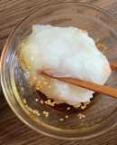 ライスペーパーではんぺん海老蒸し餃子