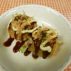 A picture of たこ焼き風おにぎり.