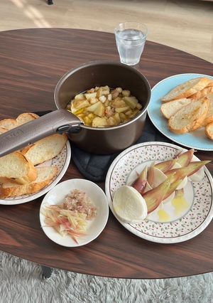 種蔵みょうがを使ったアヒージョ-レシピのメイン写真