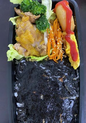 頑張るパパへ㉑オレンジソースチキン弁当-レシピのメイン写真