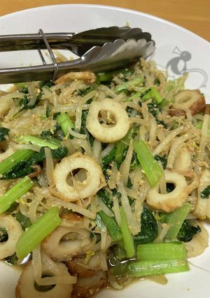 ズボラ胡麻和え炒め-レシピのメイン写真
