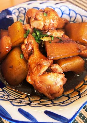 青パパイヤと鶏肉の煮物-レシピのメイン写真