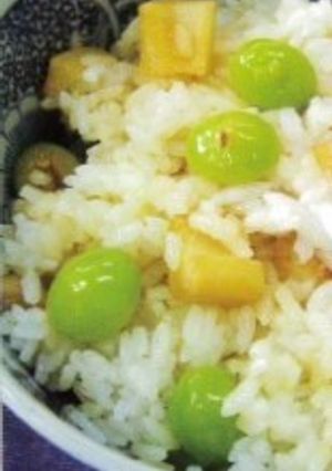揚げぎんなんとレンコンの混ぜ寿司-レシピのメイン写真