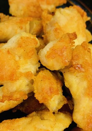 簡単！ササミのマヨ味、米粉でカリッと焼き-レシピのメイン写真
