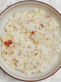 梅の炊き込みごはん-レシピのメイン写真