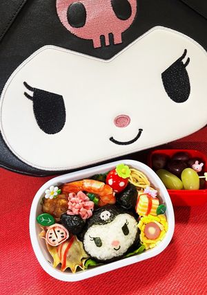 クロミちゃんキャラ弁サンリオ弁当-レシピのメイン写真