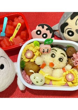 クレヨンしんちゃん弁当しんちゃんキャラ弁-レシピのメイン写真