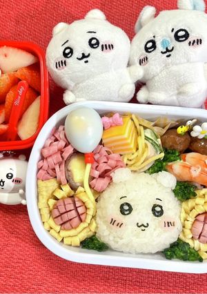 ちいかわキャラ弁ちいかわ弁当-レシピのメイン写真