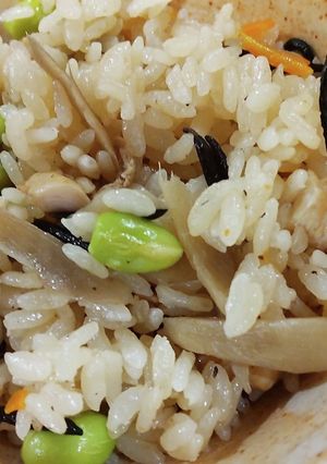 簡単!ひじき煮で五目ご飯-レシピのメイン写真