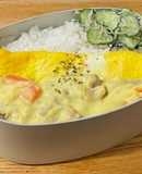 お弁当にも!　ポークカレークリーム煮