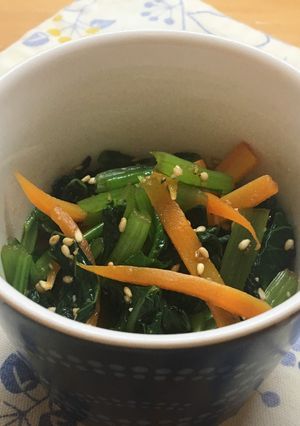 給食の「小松菜のごま和え」♡あと一品に-レシピのメイン写真