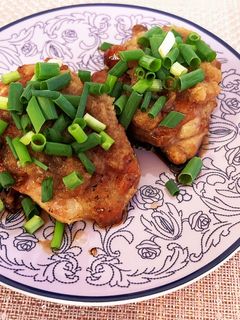 皮パリパリ照焼チキンみぞれ♡晩酌のお供-レシピのメイン写真