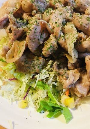 豚こまぎれ肉のレモン生姜炒め-レシピのメイン写真