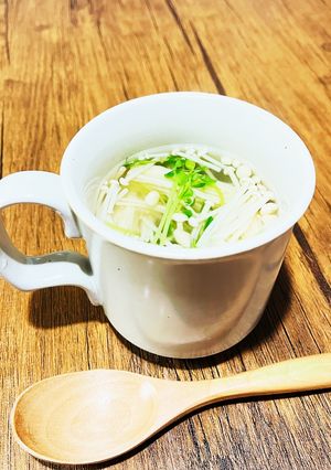 ★疲れた胃に★あっさりえのきのスープ-レシピのメイン写真