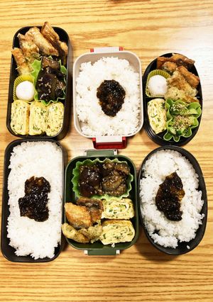 2023.10.19のお弁当-レシピのメイン写真