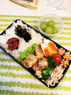 中学生男子 お弁当10/19-レシピのメイン写真