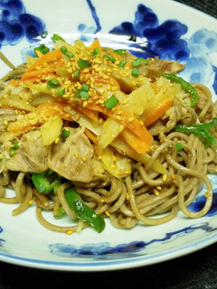 きんぴら焼き蕎麦-レシピのメイン写真