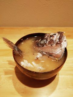 ワイルド!鯛のあらで味噌汁-レシピのメイン写真