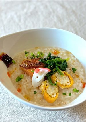 韓国風ヘルシー鮮やかなピリ辛アジアン粥-レシピのメイン写真