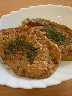 納豆ご飯お焼き〜晴茶入り〜-レシピのメイン写真