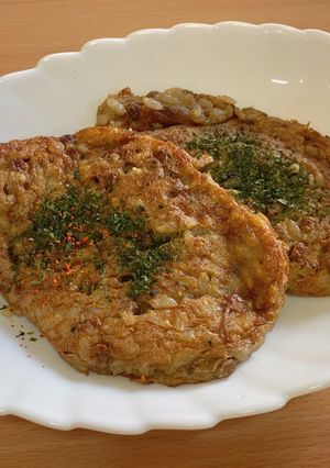 納豆ご飯お焼き〜晴茶入り〜-レシピのメイン写真