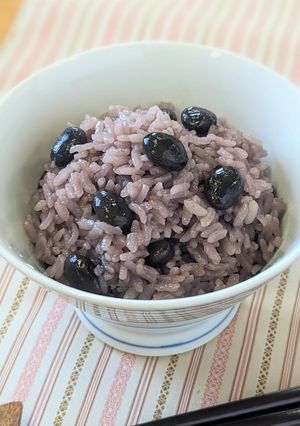 136.黒豆ご飯-レシピのメイン写真