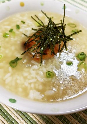 ライスペーパーで味変玉！優→辛の変身粥-レシピのメイン写真